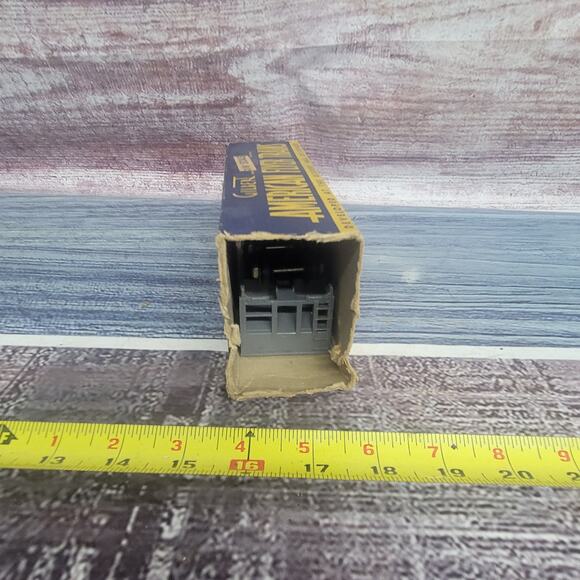 Vintage American Flyer S gauge plastic gravity hopper car #640 gray - Picture 3 of 12